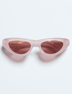 Edgy Cat-eye Recycled-acetate Sunglasses