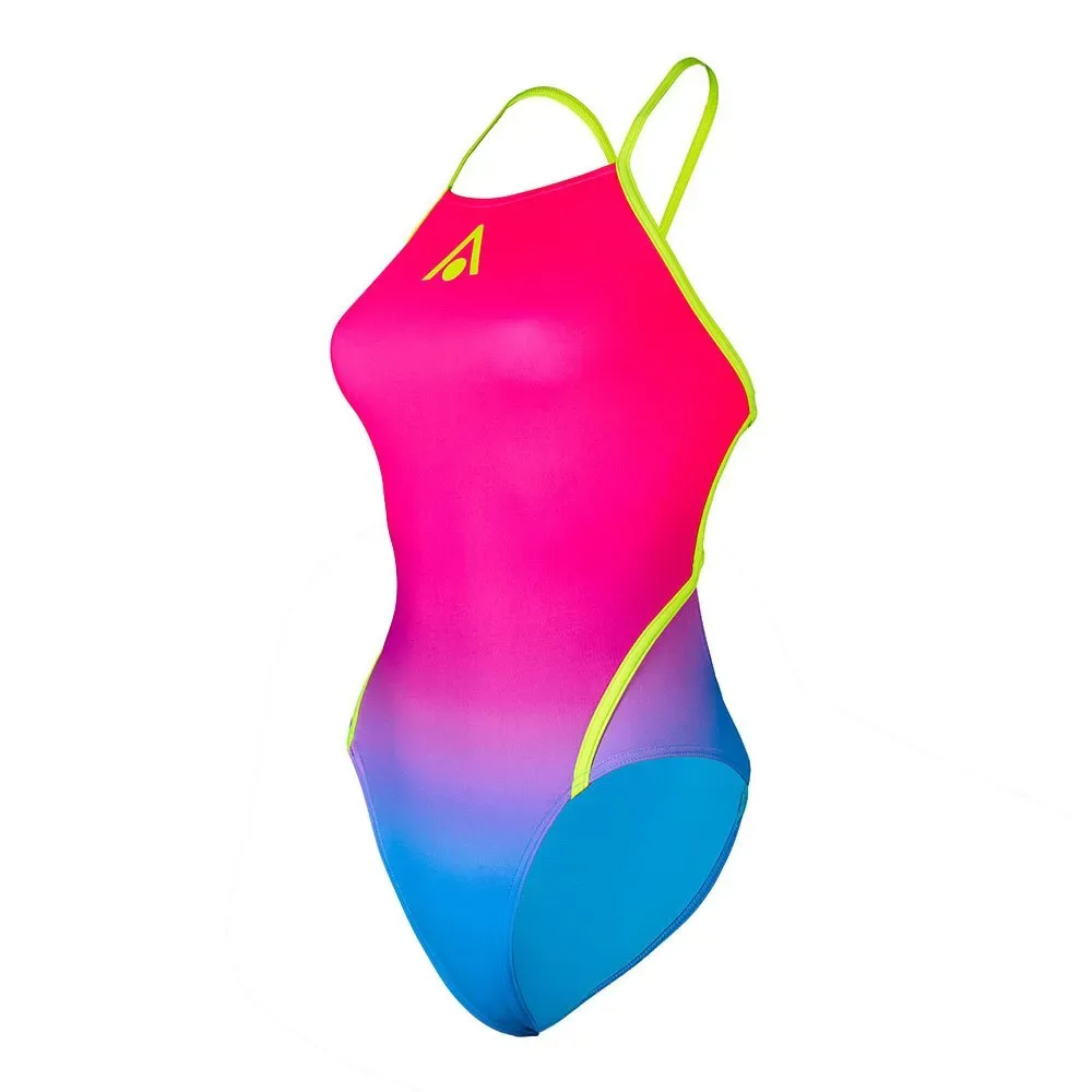 Essential Diamond Back Adjustable Swimsuit Multicolor / Yellow 42 Women - Aquasphere - FashionsVida