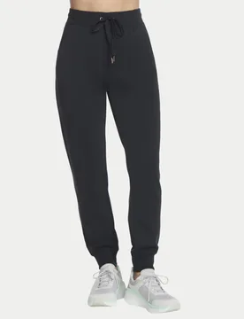 Skechluxe Elevate Drawstring Cuffed Joggers Black female - Skechers - FashionsVida
