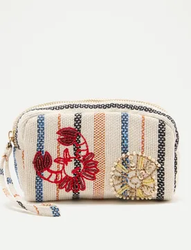 Neceser pequeño con bordados del mar - Tintoretto - FashionsVida