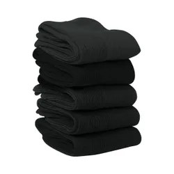 Wohlfühl-Socken, 5 Paar schwarz 43