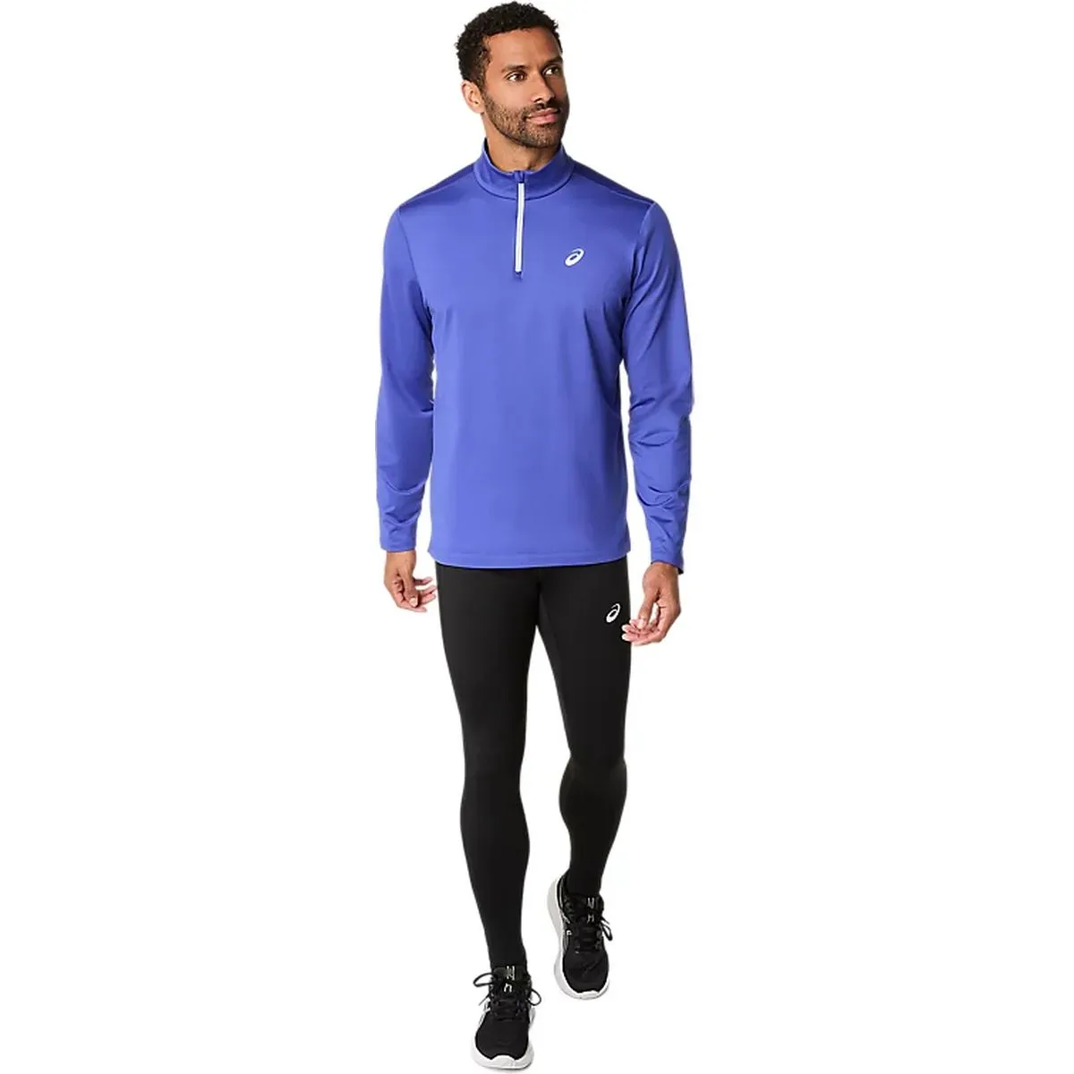 Core Half-Zip Winter Herren Longsleeve, blau M - Asics - FashionsVida
