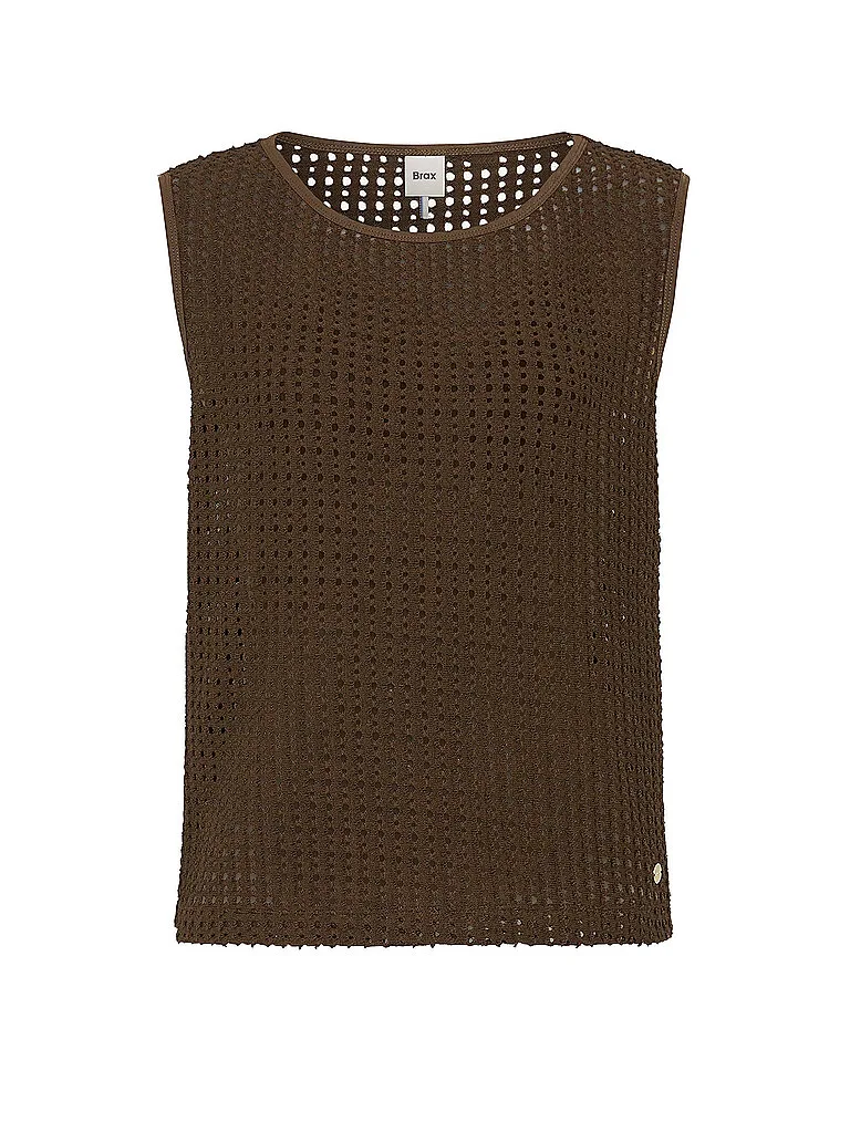 Brax Top INA marrone 48 - Brax - FashionsVida