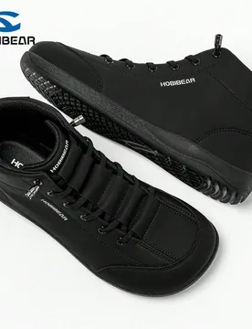 Par de botas de tobillo unisex, suela de goma suave, ajuste ancho, cómodo, adecuado para exteriores, senderismo, invierno - Shein - FashionsVida
