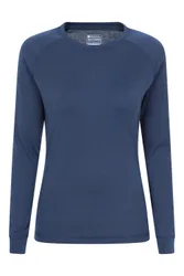 Thermal Womens Base Layer Top - Navy - Navy - Size: 8