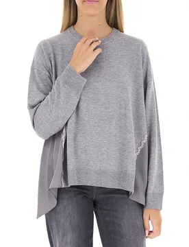 Maglia misto lana LIU JEANS GRIGIO S - Liu jo - FashionsVida