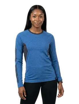 T-shirt à Manches Longues Accelerate 18391 Azure Blue / Dark Navy 2XL
