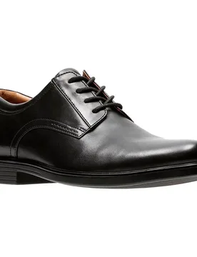 Chaussures Un Aldric Lace Black Leather EU 44 1/2 - Clarks Shoes - FashionsVida