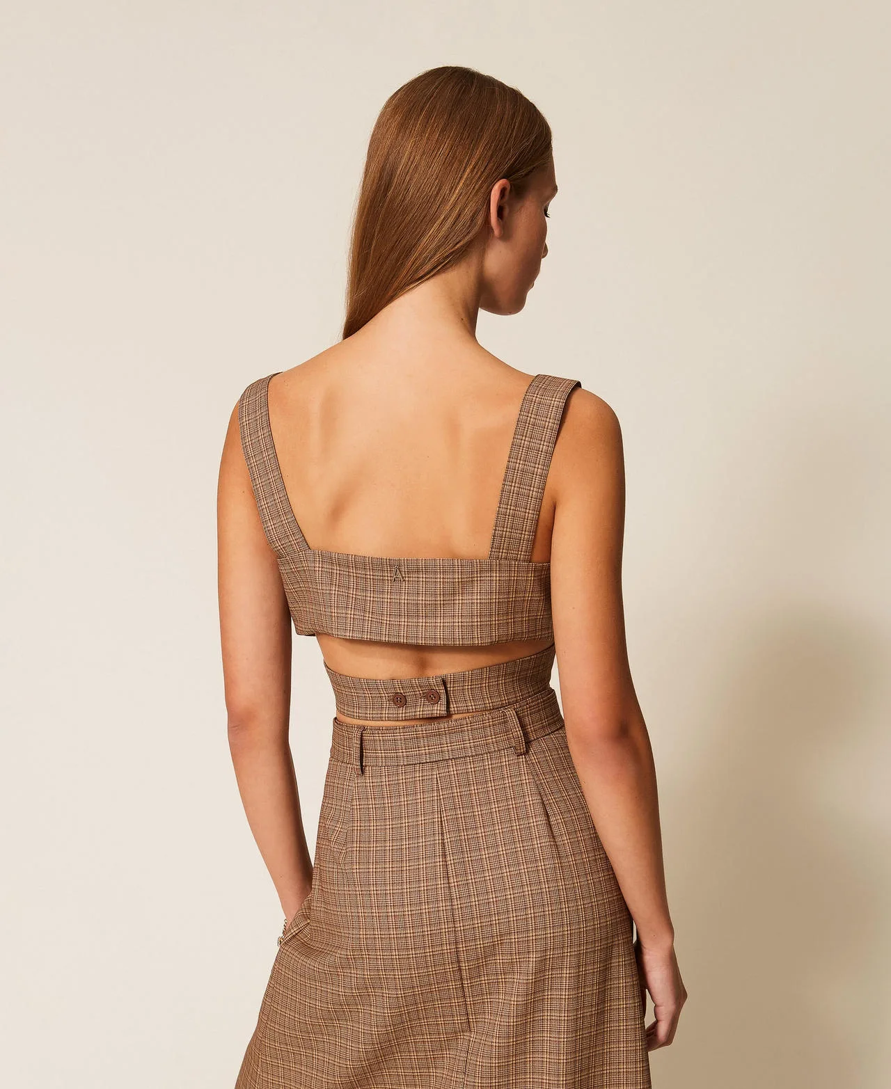 Top en prince de Galles - Actitude by Twinset - FashionsVida