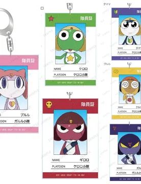 Keroro Anime Keychain Acrylic Figure Key Chain Cartoon Character Pendant Keyring Accessories Jewelry Gifts Factory outlet store - Aliexpress - FashionsVida