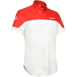Camicia Casual TEAM Bianco Rosso taglia 3XL