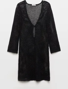 Vestido con detalle de anilla - Énfasis - FashionsVida