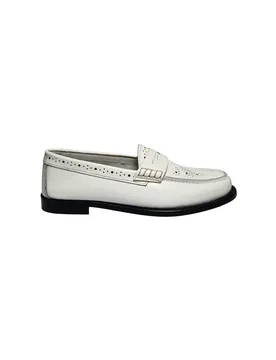 D4F006S2ABRA9000 Donna Pelle Bianco - BALDININI SHOES - FashionsVida