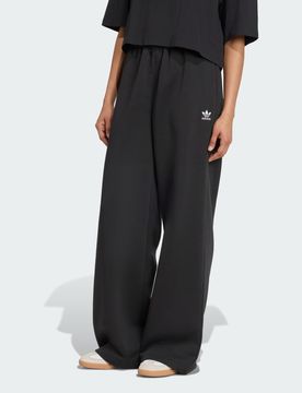 Pantaloni Essentials Wide Leg Fleece S Black