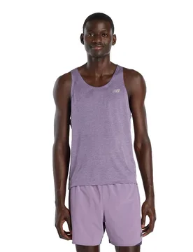 Rc Essential Sleeveless T-shirt Candied Violet L Men - New Balance - FashionsVida