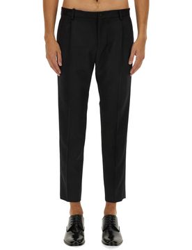 Classic Gabardine Tuxedo Pants for Men