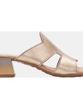 Zapatos mujer sandalias Mule de tacón en piel - Hispanitas - FashionsVida