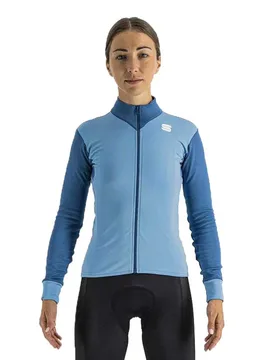 Maglia A Maniche Lunghe Kelly W Thermal Blue - Sportful - FashionsVida