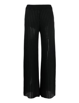 Pantaloni a gamba larga in maglia