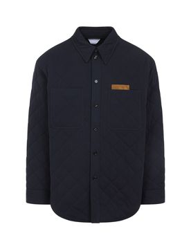 Men's Quilted Cotton Overshirt