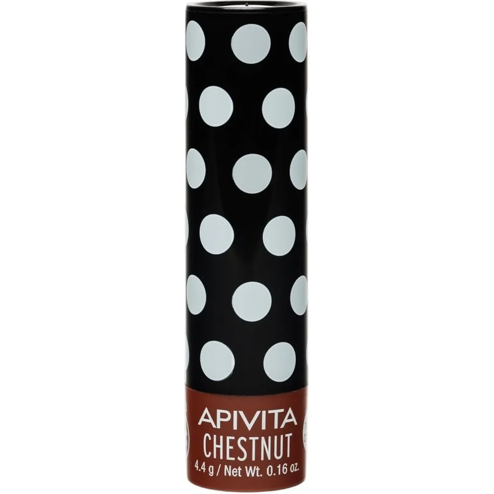 Bálsamo Labial Con Color Con Castaña 4,4 G - Apivita - FashionsVida