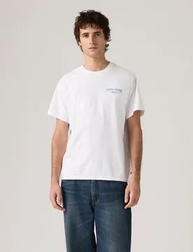 Camiseta de hombre de manga corta con cuello redondo - Levi's - FashionsVida