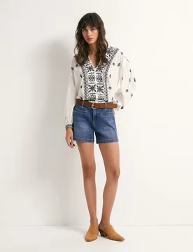Sfera - Jeans bermuda relajada - Sfera - FashionsVida