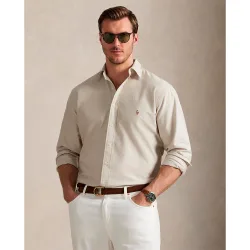 Camisa Oxford de hombre de algodón tallas grandes