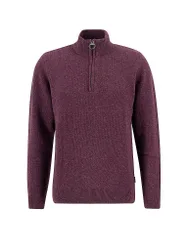 Pullover Troyer HOLDIN rosso scuro S