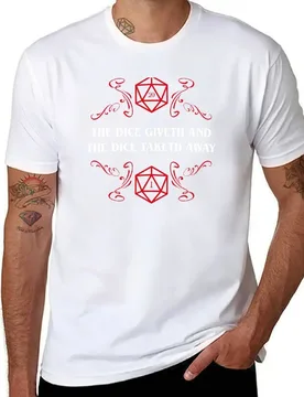 The Dice Giveth and Taketh Away - Narrator T-Shirt t shirts for man cotton t shirt personalised T-Shirt - Aliexpress - FashionsVida