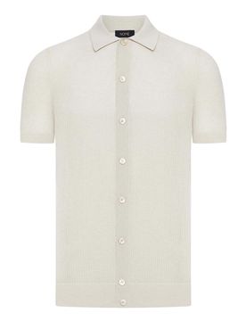 Camicia leggera in maglia traforata