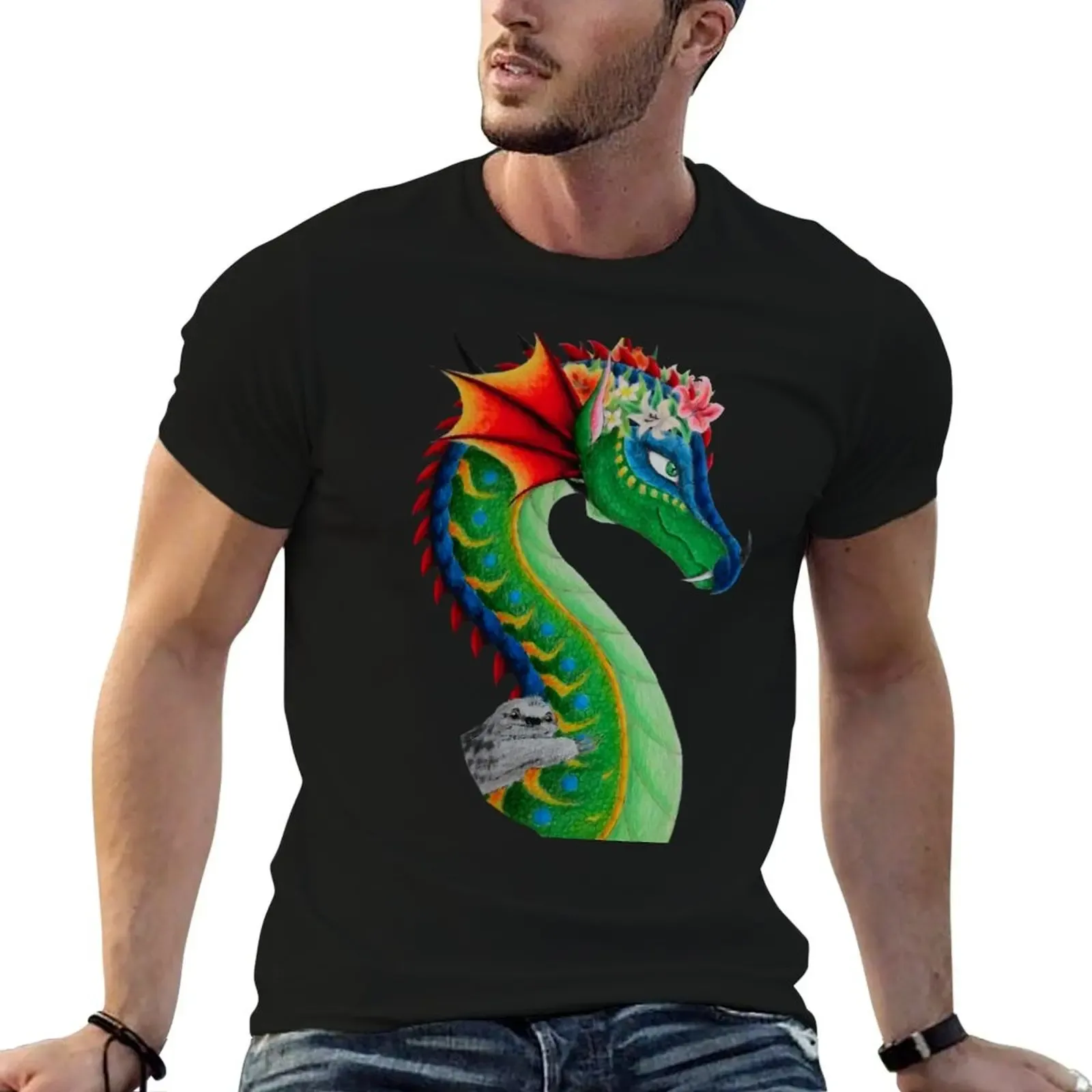 Glory and Silver - Wings of Fire T-Shirt Basic Solid Color Short Sleeve T-Shirt - Aliexpress - FashionsVida