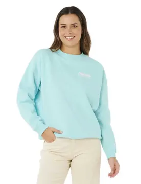 Sweat-shirt Surf Puff Inspired Crew Light Sea Blue 2XS
