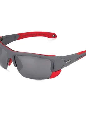 Lunettes De Soleil Cascada Matte Dark Grey / Mate Red Smoke Flash Mirror/CAT3 Homme
