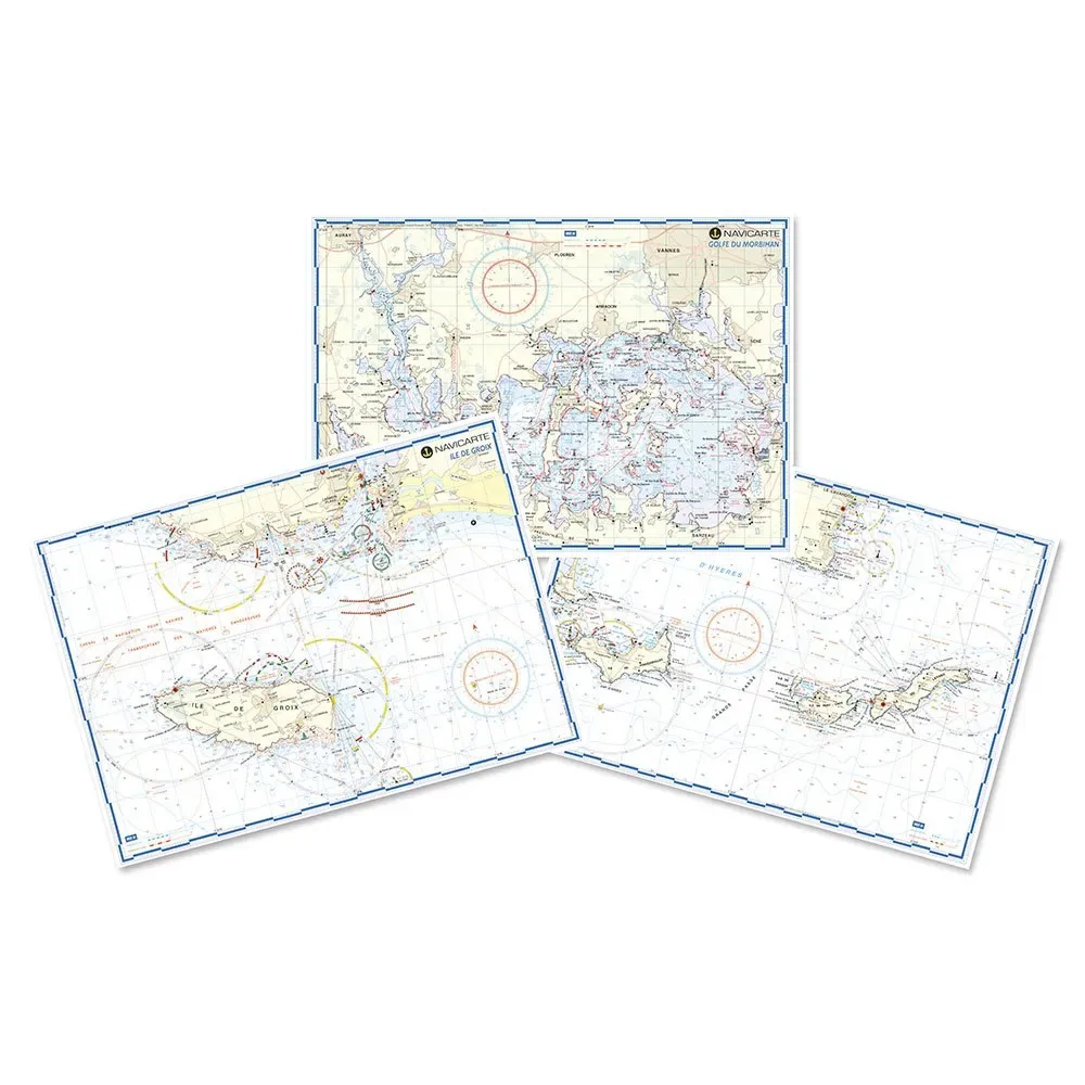 Oléron Island-royan-bordeaux Marine Chart Blue / White One Size unisex - Plastimo - FashionsVida