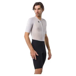 Tuta Da Gara A Maniche Corte Pr 3 White / Black