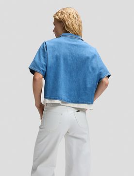 Relaxed Lightweight Resort Shirt Dye Star Größe XS female