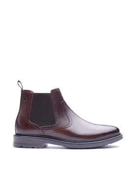 Leather Chelsea Boots Brown male - Base london - FashionsVida