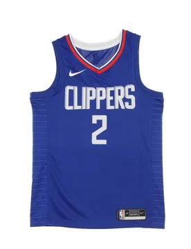 Canotta Basket Uomo Nba Swingman Jersey Icon Edition 2020 No 2 Kawhi Leonard Loscli Rush Blue/white - NIKE NBA - FashionsVida