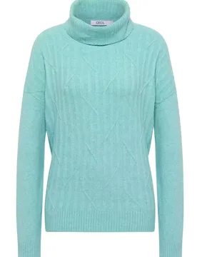 TOS_Cosy graphic rollneck female