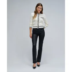 Vaqueros de mujer secret push in straight en coating