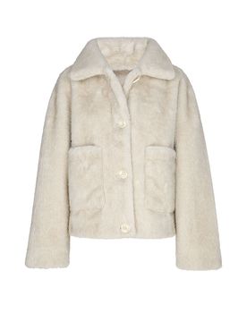 Chaqueta reversible con aspecto de piel FAJE beige 42