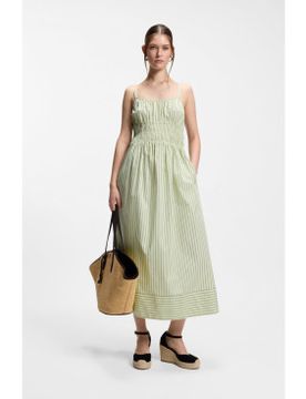 Para mujer. 50559218 Vestido Diplyn (XXS), Casual, Algodón, Sin mangas / Tirantes