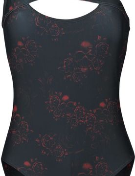 Badeanzug - Asymmetric Swimsuit - S bis XL - für Damen - Größe S - schwarz - Frauen - female