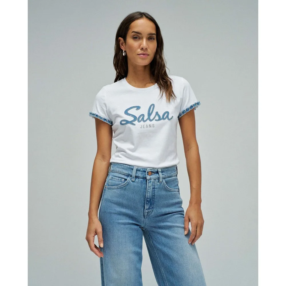 Camiseta con branding de mujer - Salsa Jeans - FashionsVida