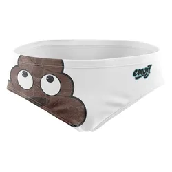 Emoji Deja Poo Swimming Brief Multicolour XL Men