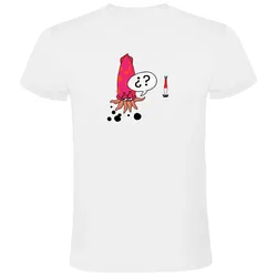 Squid Short Sleeve T-shirt White S Men