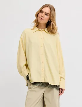 Jack & Jones - Camisa de mujer oversize en lino - jack & jones - FashionsVida