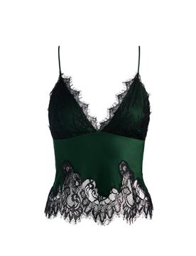 Alice + Olivia Top Black/green