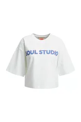 BOXY CROPPED T-SHIRT PRINT MIX female